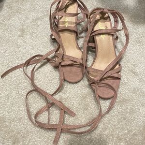 New Sandal lace up heel